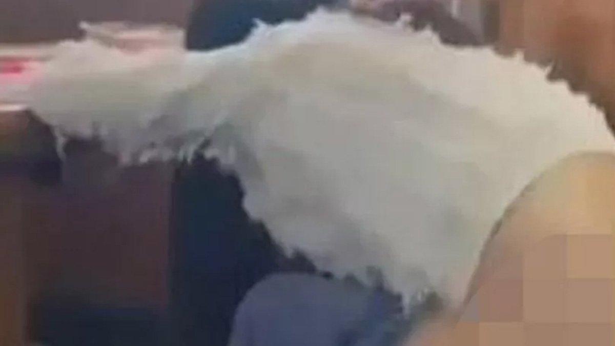 Seorang wanita mabuk lalu buka pakaian dan buang air kecil di tengah restoran di China.