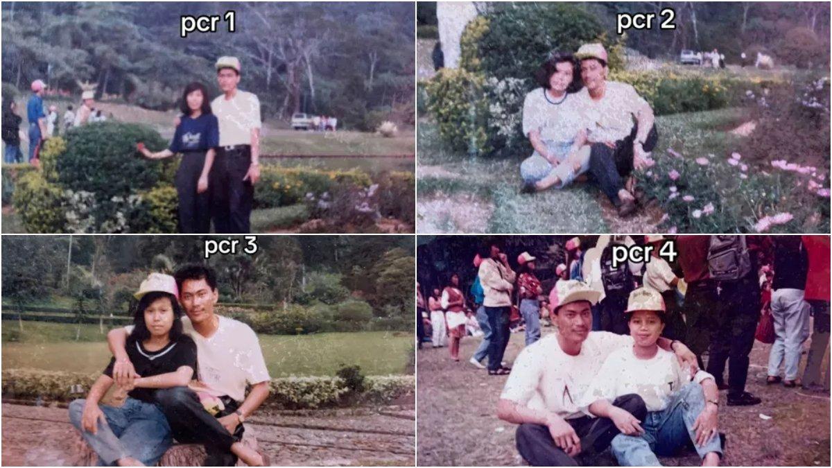 Seorang wanita membagikan foto sang ayah semasa muda.