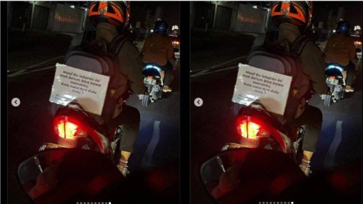 Serba serbi tulisan kocak pemudik 2024. 
