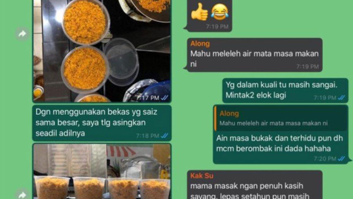 Setahun ibu meninggal, wanita ini syok dapat serundeng terakhir yang dimasak a
