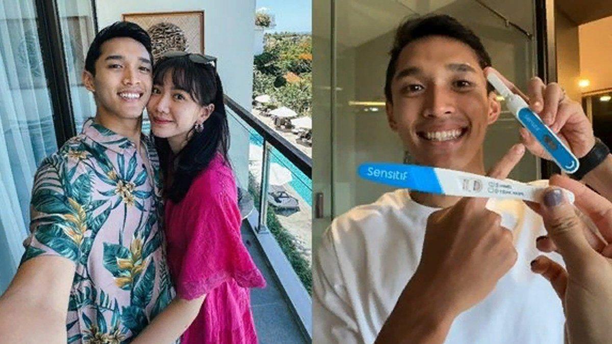 Shanju eks JKT48, istri dari Jonathan Christie hamil anak pertama.