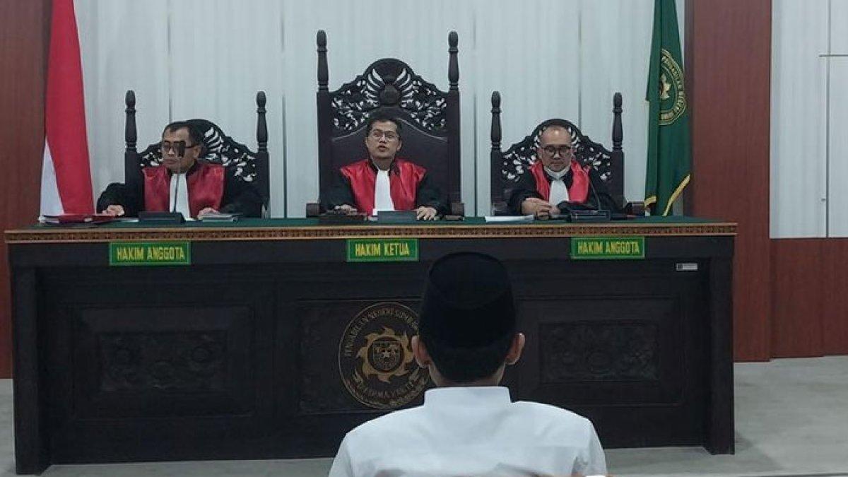 Sidang tuntutan jaksa terhadap guru Akbar Sorasa digelar Rabu (25/10/2023) di PN Sumbawa