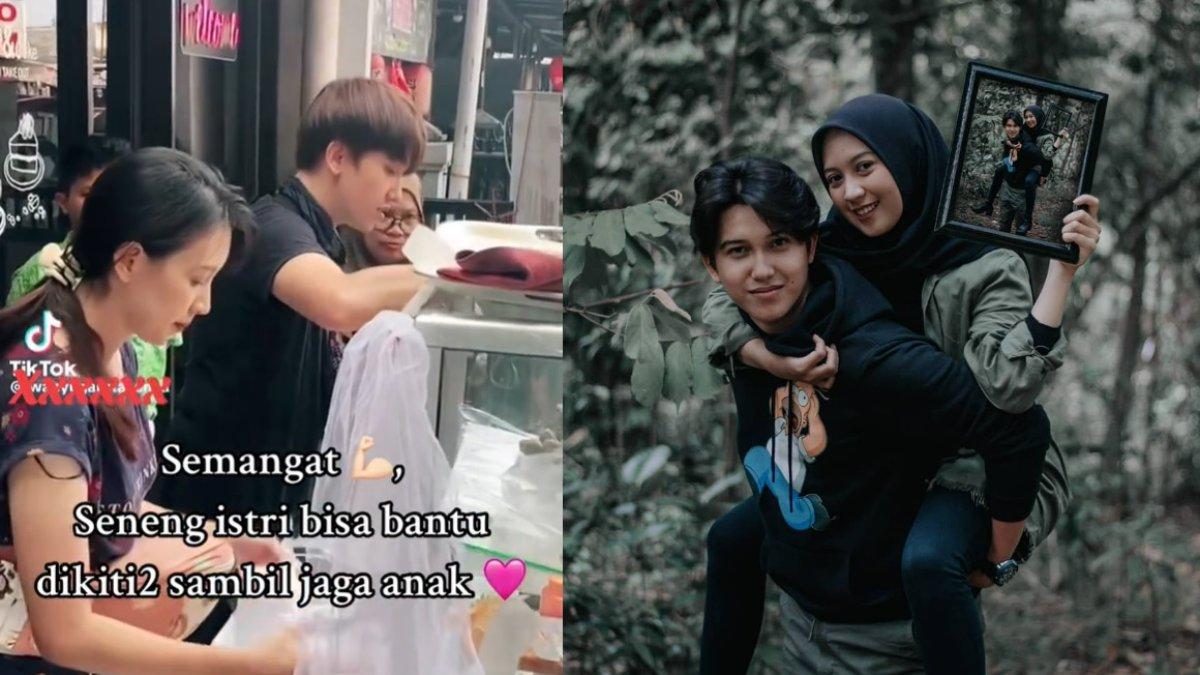 Sidik Eduard dan istrinya, Dhea Salsabila