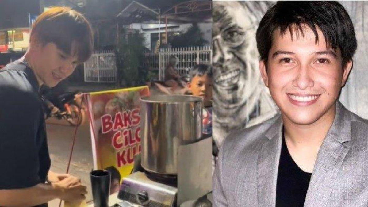 Sidik Eduard jualan cilok