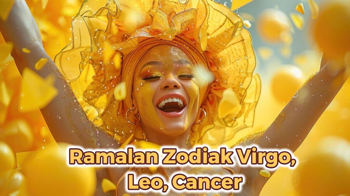 Simak selengkapnya ramalan zodiak Virgo, Leo, Cancer Gaji bonus akan datang, produktif terlihat sepanjang hari.