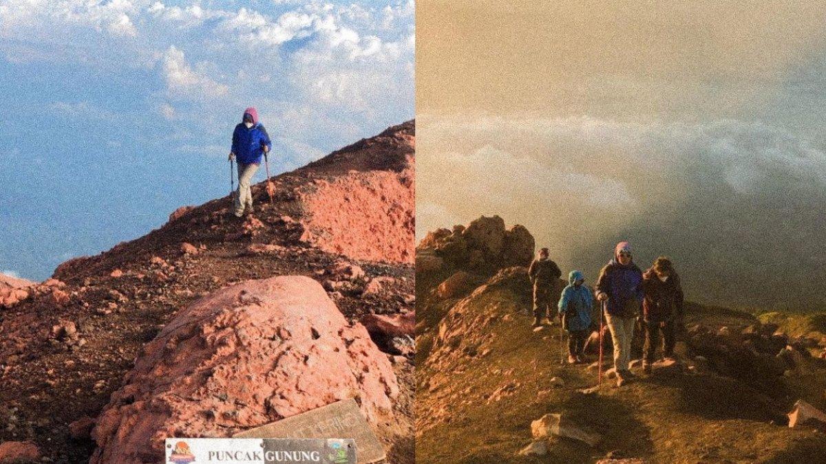 Siska Afrina dikenal gemar mendaki gunung