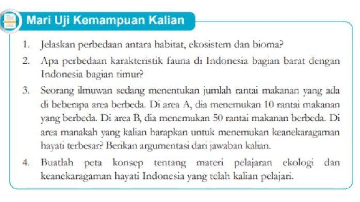 ILUSTRASI KUNCI JAWABAN : Soal IPA Kelas 7 SMP halaman 185