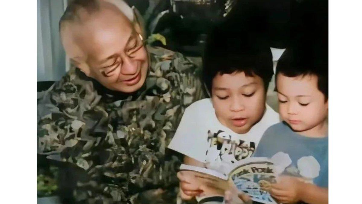 Soeharto bersama Didit Hediprasetyo dan Panji Trihatmodjo.