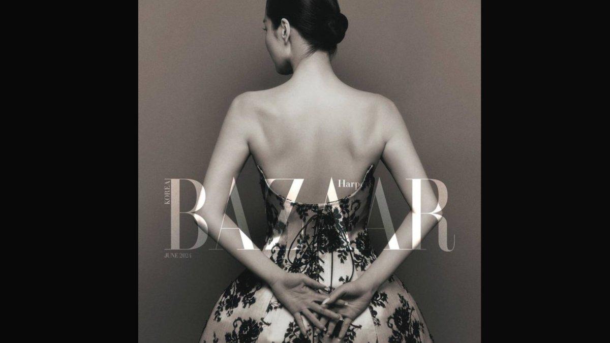 Song Hye Kyo di pemotretan untuk Chaumet.