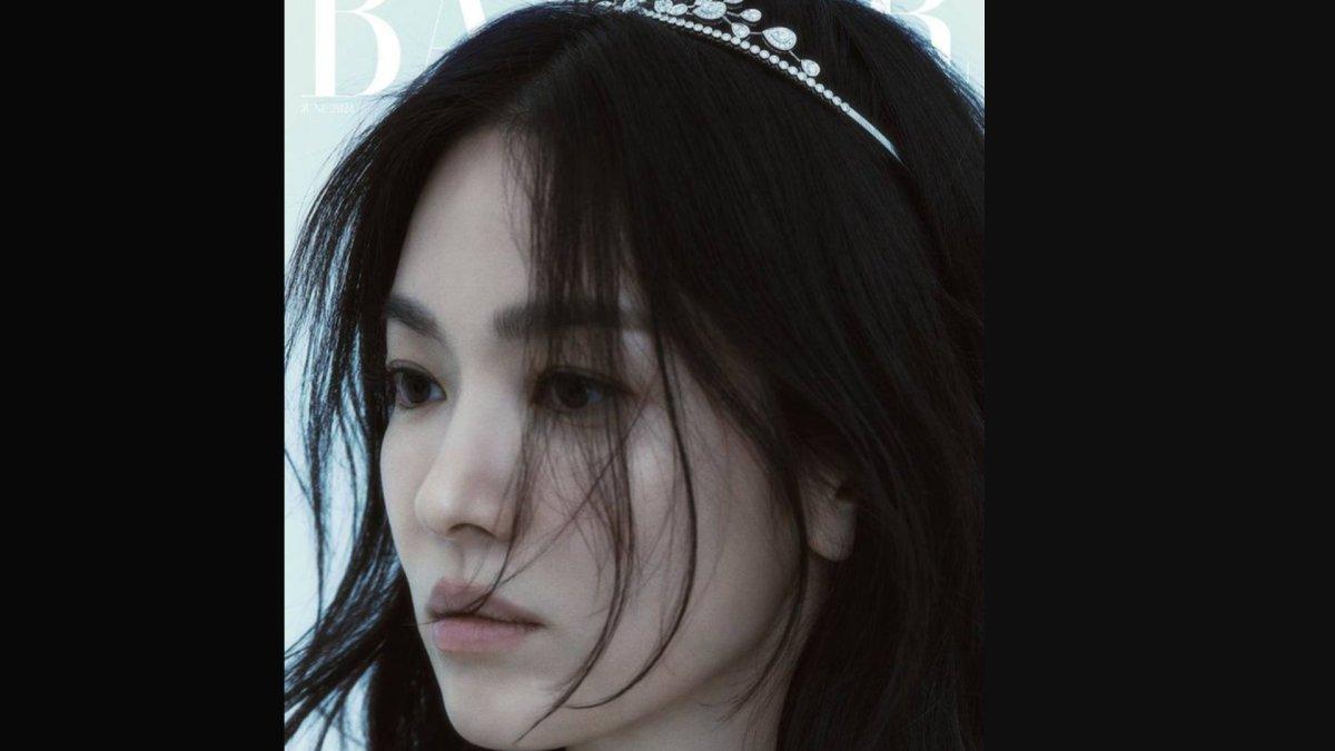 Song Hye Kyo di pemotretan untuk Chaumet.