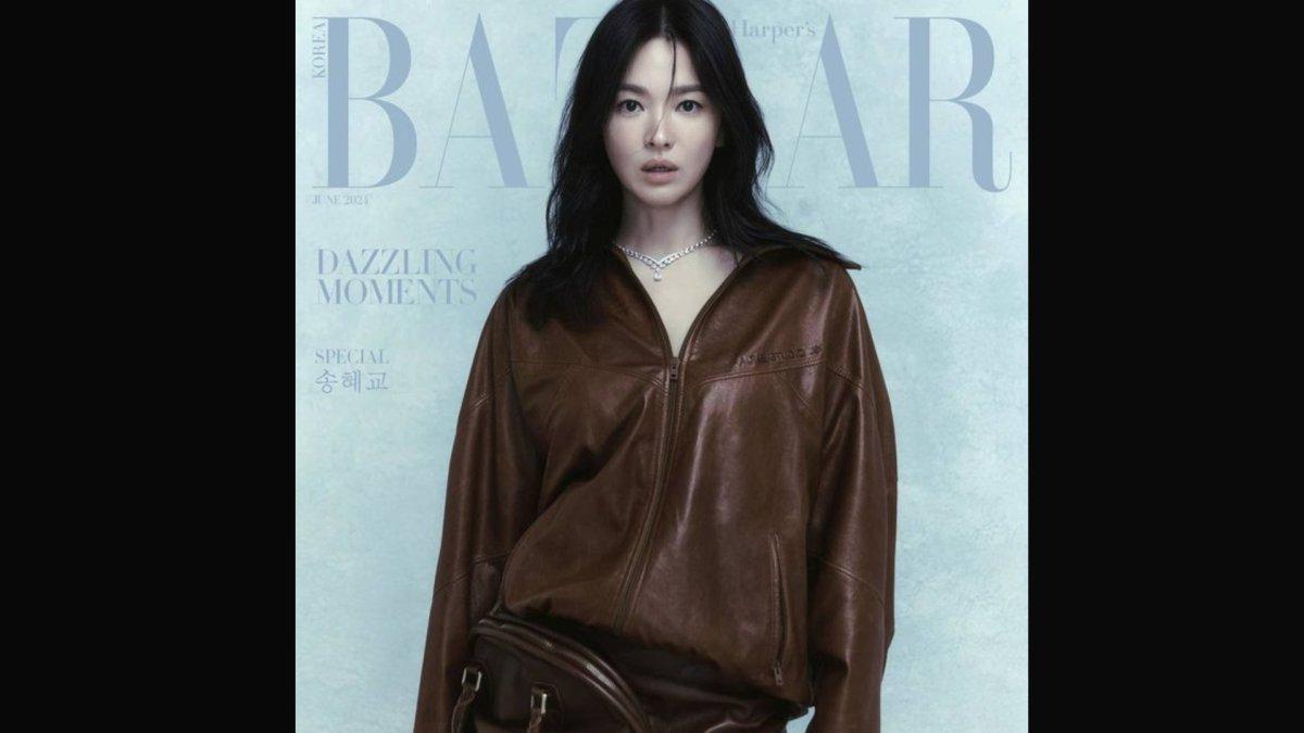 Song Hye Kyo di pemotretan untuk Chaumet.
