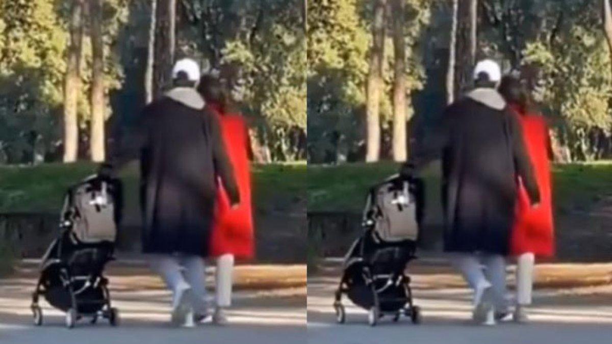 Song Joong Ki terpantau sedang jalan-jalan dengan sang istri dan putranya.