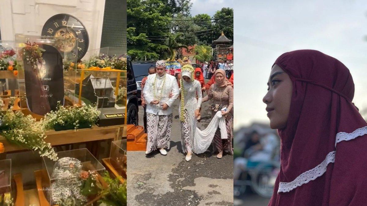 Sosok Adinda Galuh yang viral dapat mahar 2 mobil dan 1 rumah, sederhana di media sosial