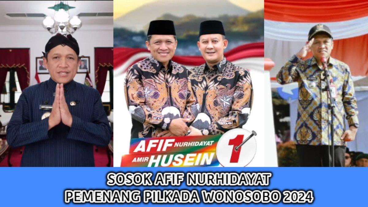 Sosok Afif Nurhidayat, seorang guru MTs yang kini sukses menjadi bupati terpilih Wonosobo, Jawa Tengah 2024.