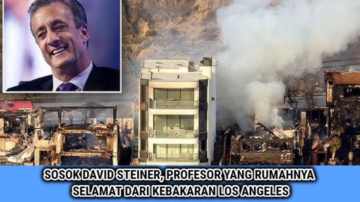 Sosok David Steiner, miliarder yang rumah mewahnya selamat dari kebakaran dahsyat di Malibu, Los Angeles meski bangunan sekelilingnya jadi abu.