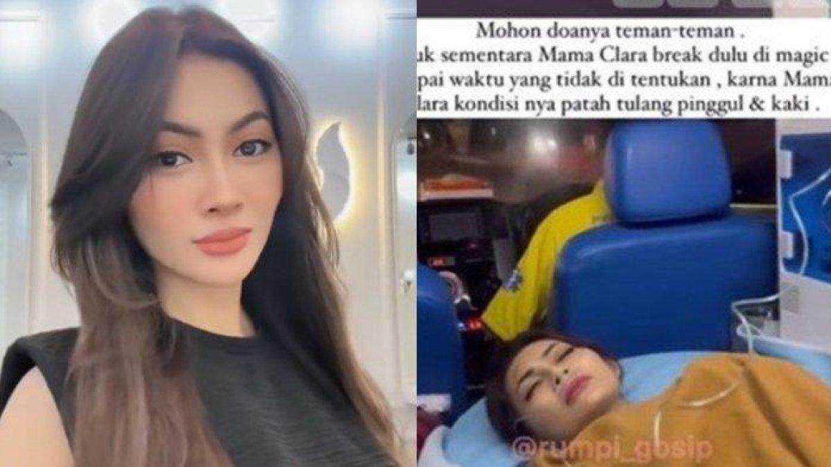 Sosok Delia Yasmine, pemeran Mama Clara dalam sinetron Magic 5 yang baru saja mengalami kecelakaan di Tol Jagorawi pada Minggu, (5/1/2024).