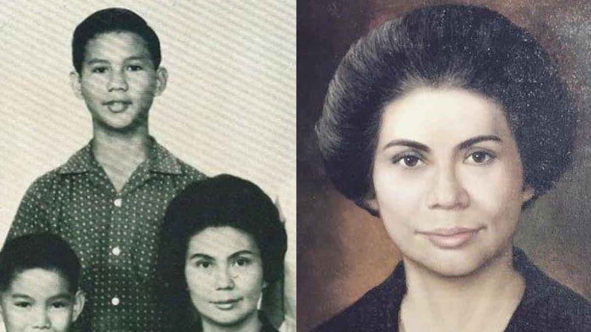 Prabowo dan ibu serta adiknya