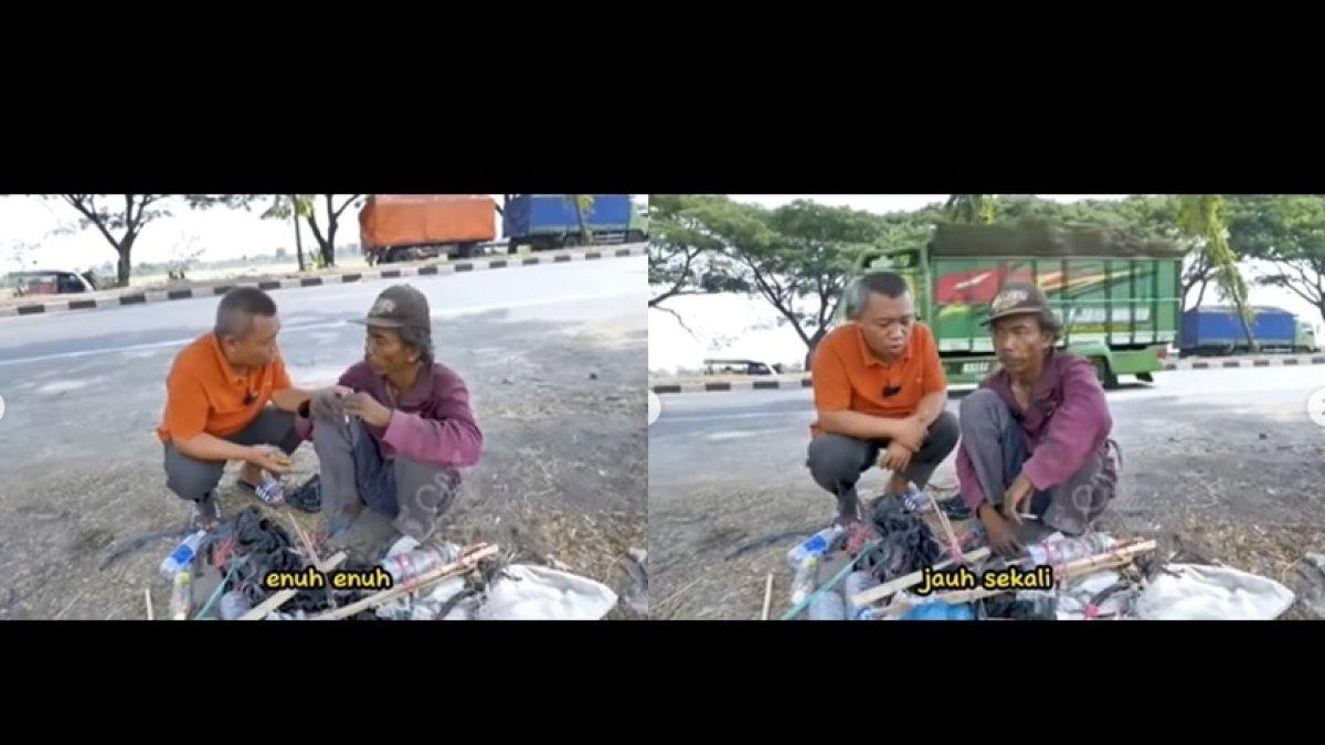 Sosok Enuh, mantan mahasiswa ITB kini hidup menggelandang