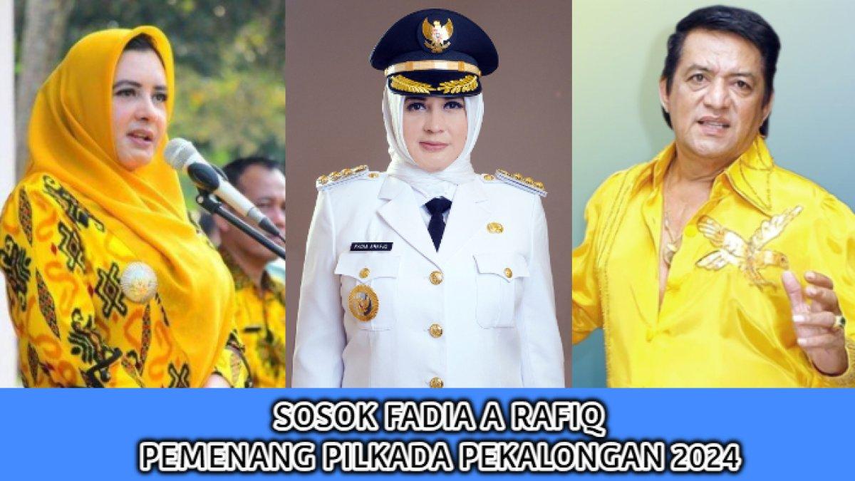 Sosok Fadia A Rafiq, anak pedangdut A Rafiq yang sukses memenangkan Pemilihan Kepala Daerah (Pilkada) Kabupaten Pekalongan 2024.
