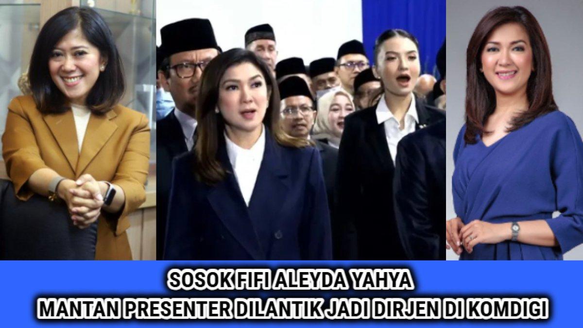Sosok Fifi Aleyda, mantan presenter yang kini dilantik Meutya Hafid menjadi Direktur Jenderal di Kementerian Komunikasi dan Digital (Komdigi).