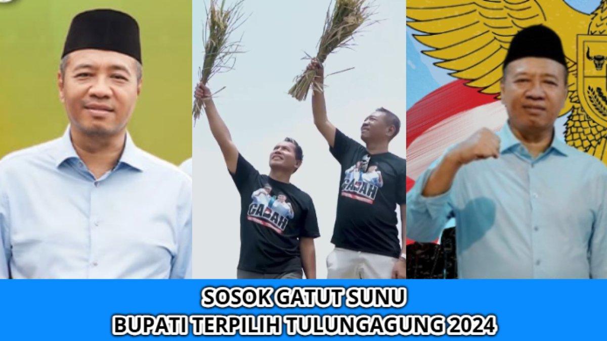 Sosok Gatut Sunu, pengusaha toko bangunan yang kini sukses menjadi Bupati Terpilih Tulungagung, Jawa Timur 2024.