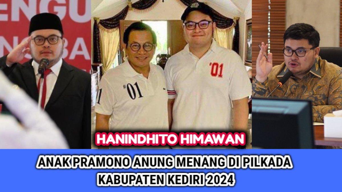 Sosok Hanindhito Himawan Pramana, anak Pramono Anung yang memenangkan Pilkada Kabupaten Kediri 2024.