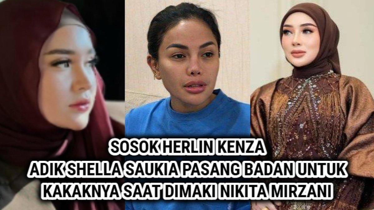 Sosok Herlin Kenza, adik Shella Saukia yang langsung pasang badan untuk kakaknya ketika dimaki oleh ibu Laura Meizani (Lolly), Nikita Mirzani