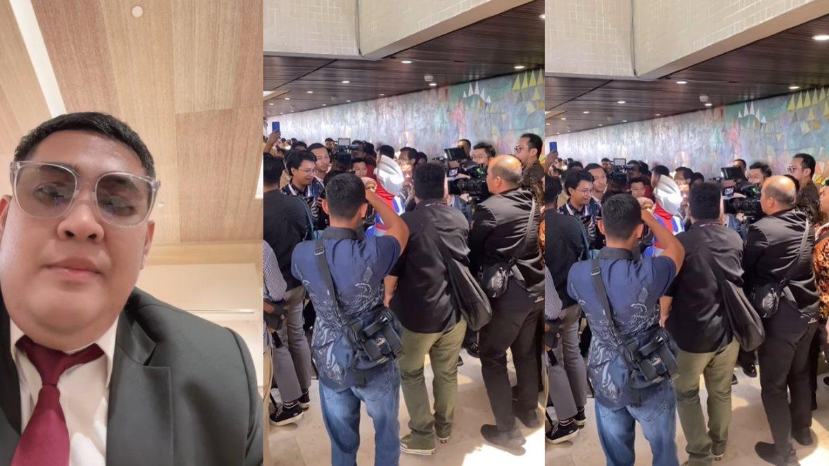 Sosok Jamaludin Malik dilantik jadi anggota DPR pakai baju Ultraman