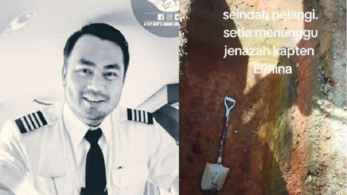 Sosok Kapten Shahrul Kamal korban pesawat jatuh Malaysia, ustaz kagum kuburannya berwarna-warni