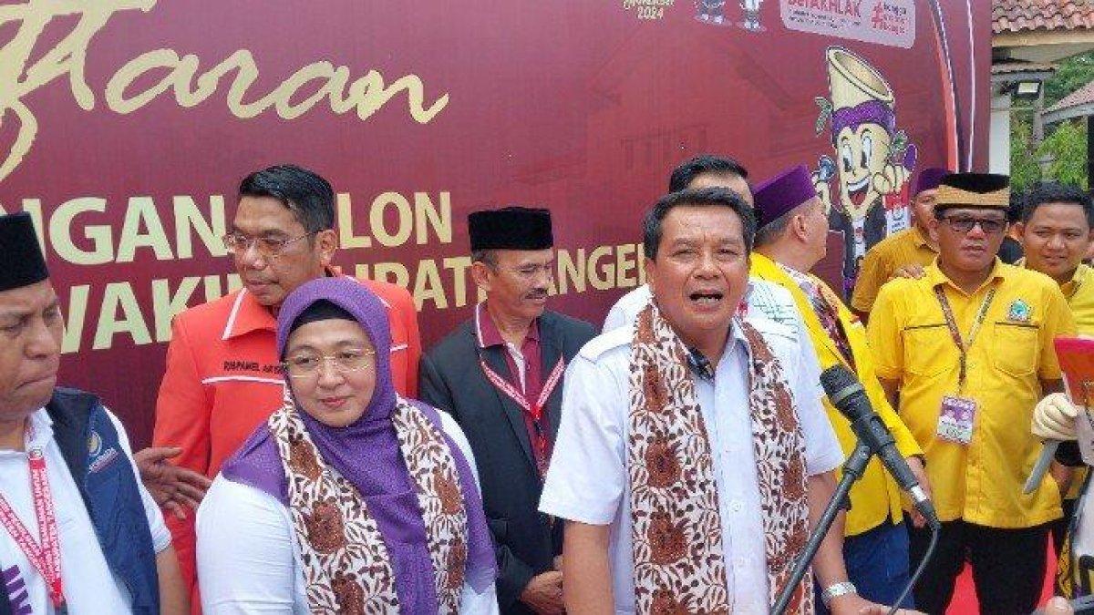 Sosok Maesyal Rasyid, mantan pegawai honorer yang kini sukses menjadi Bupati Terpiih Tangerang, Banten 2024.