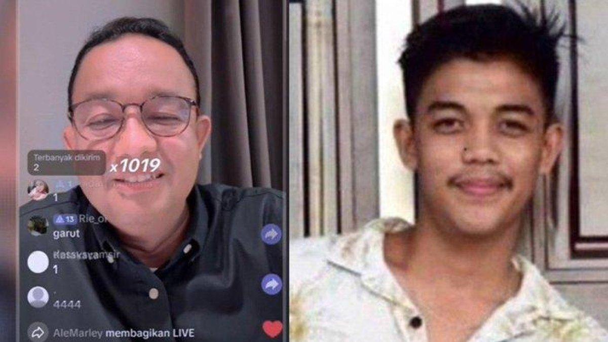 Sosok Pria yang ancam tembak Anies Baswedan