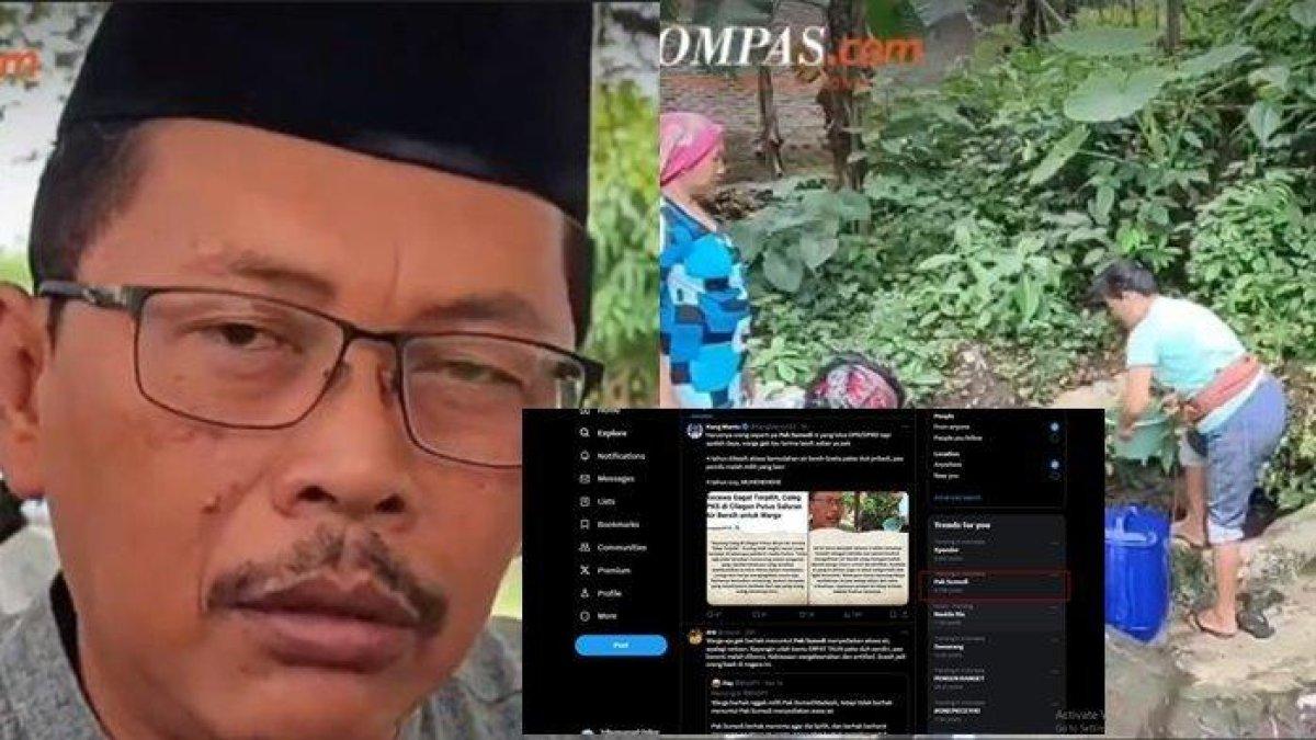 Sosok Sumedi, caleg yang kalah lalu putus aliran air ke warga