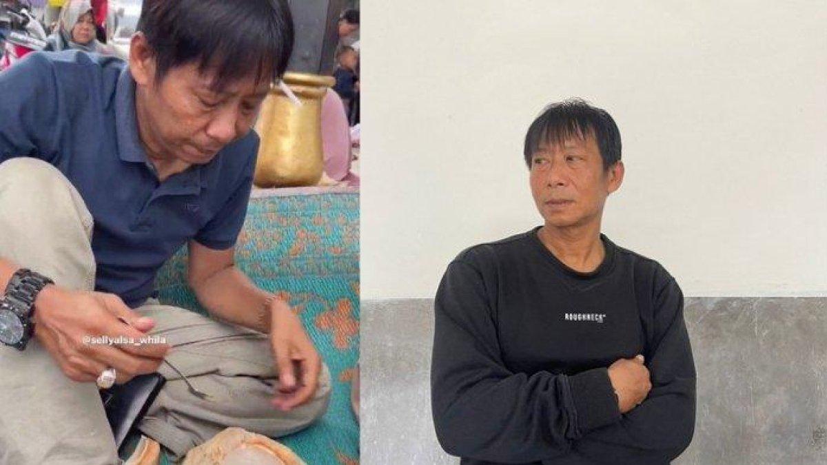 Sosok Suwito pria viral disebut Shin Tae-yong KW