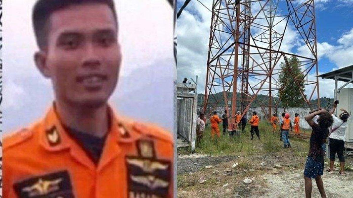 Sosok Tri Sudarno, anggota Basarnas Jayapura tewas terjatuh usai didorong saat selamatkan warga hendak bunuh diri