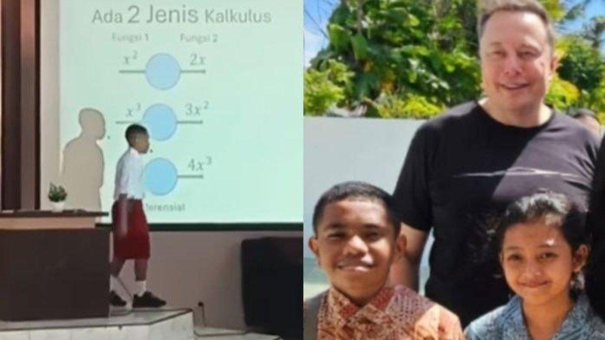 Sosok bocah SD asal Papua jadi dosen cilik ajari matematika kalkulus bikin Elon Musk kagum