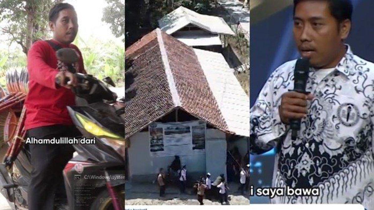 Sosok inspiratif datang dari seorang mantan guru honorer bernama Ahmad Jamaludin yang berhasil mendirikan sekolah gratis modal dari jualan sapu ijuk