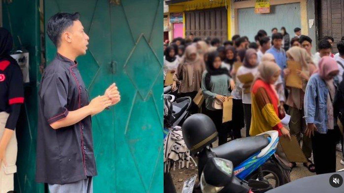 Sosok juragan warung seblak yang didatangi ratusan pelamar kerja. Omset sang juragan ternyata fantastis capai puluhan juta