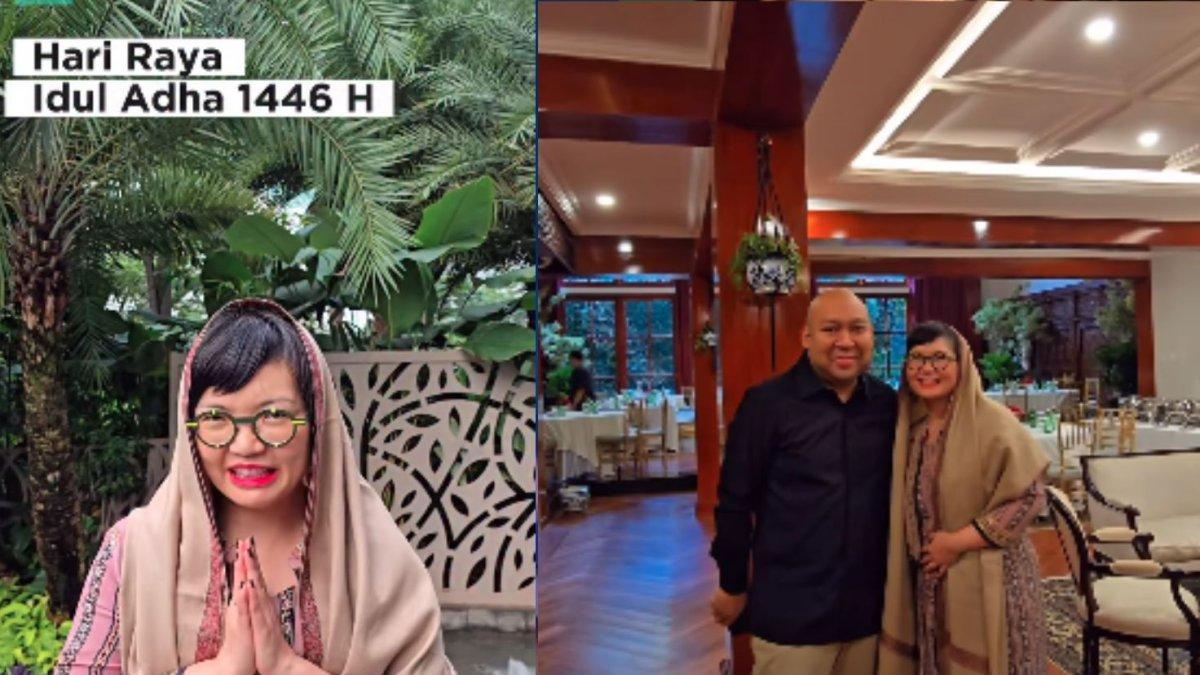 WAMEN STELLA CHRISTIE - Wamen Stella Christie silaturahmi ke kediaman Prabowo, Sabtu (6/6/2025). Ternyata ada Titiek Soeharto yang menyambut juga.