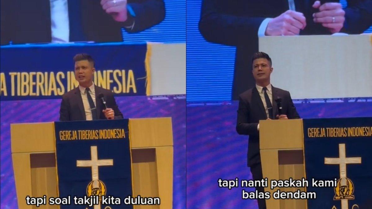 Steve Marcel, pendeta yang beri khutbah soal 'war takjil'