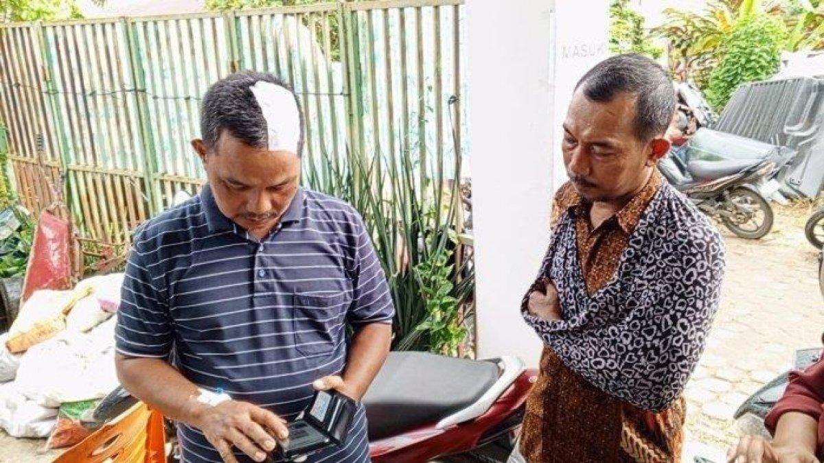Suami caleg ngamuk, istrinya cuma dapat 4 suara Anggota KPPSdan ketua RT dianiaya, patah tangan hingga dijahit 30