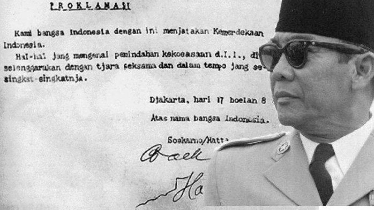 Suara Soekarno membacakan teks proklamasi ternyata tak direkam pada 17 Agustus 1945.