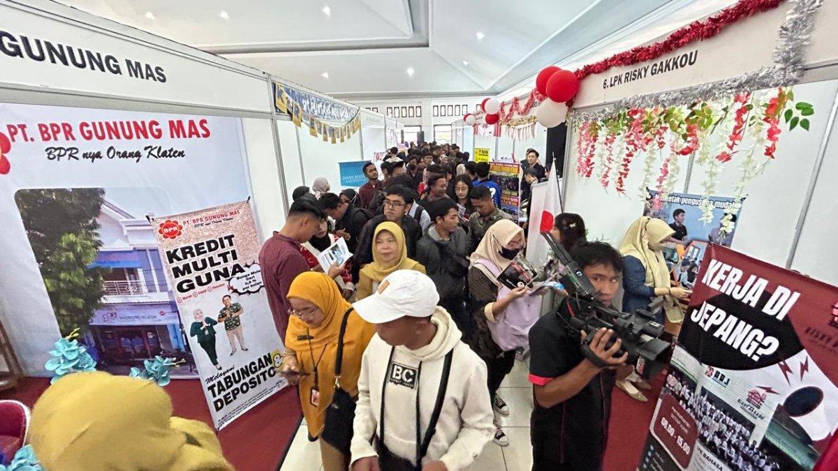 Suasana Klaten Gumregah Job Fair 2024 2