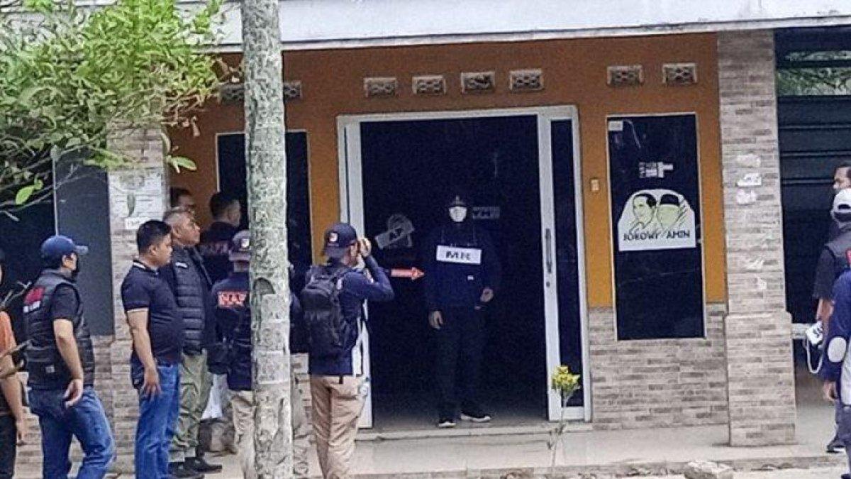 Suasana Pra Rekonstruksi Kasus Pembunuhan Ibu dan Anak Kamis (2/11/2023).