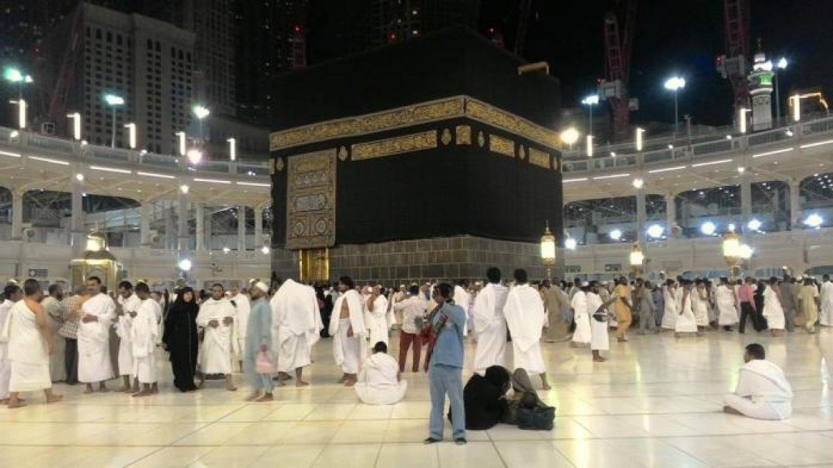 Suasana di tempat tawaf usai Mekkah ditinggal jutaan jemaah haji
