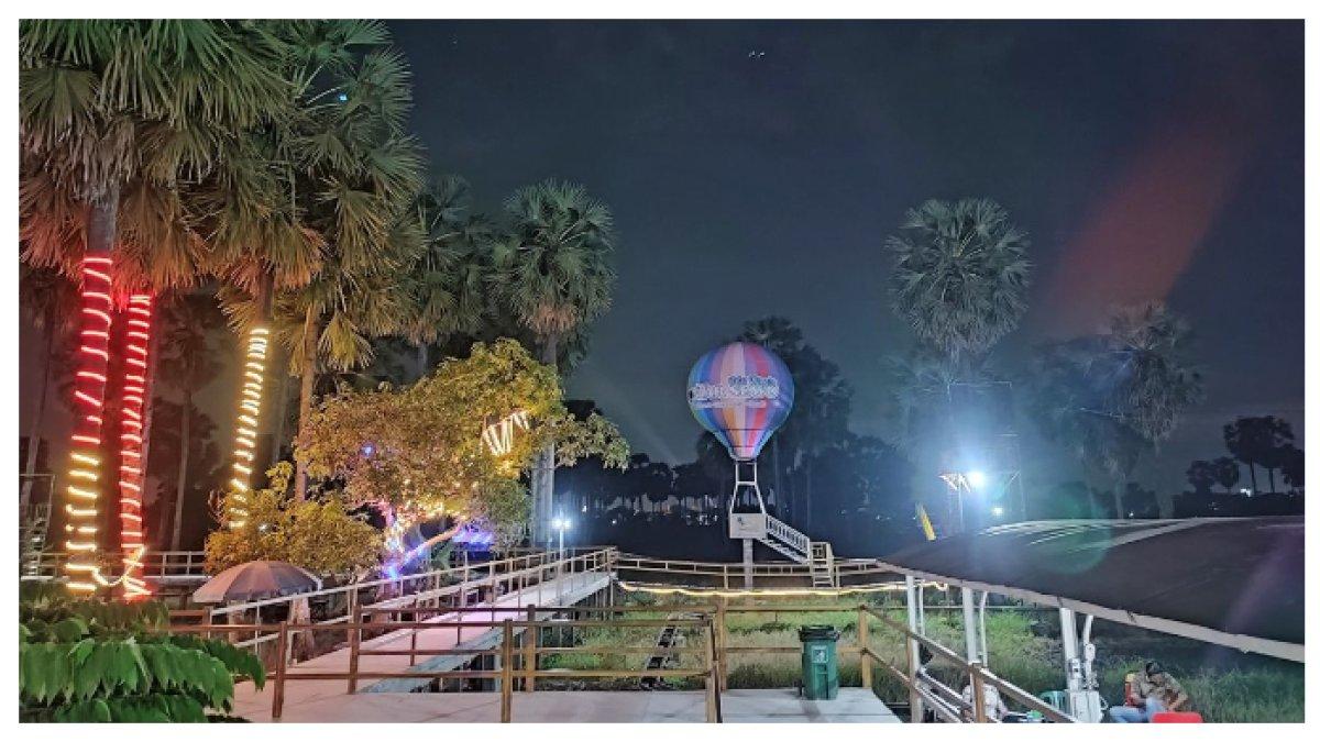 SUASANA PADA MALAM HARI WISATA EDUKASI - Cuma 16 Km dari Gresik, Wisata edukasi alam dengan hamparan sawah hijau yang menenangkan, cocok untuk liburan Lebaran 2025 bersama keluarga.