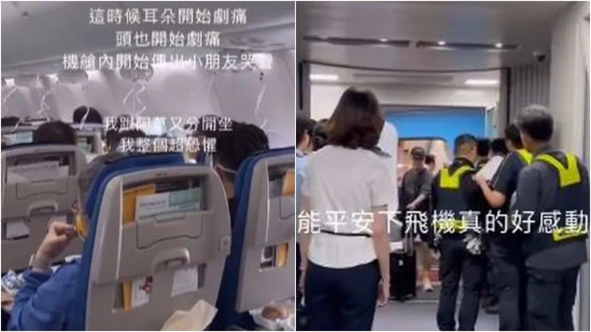 Suasana pesawat Korean Air yang turbulensi parah, penumpang dilarikan ke rumah sakit.