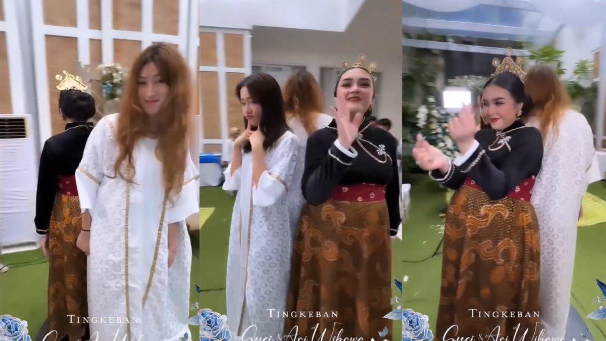 Suci Winata bersama anak Rika Callebaut