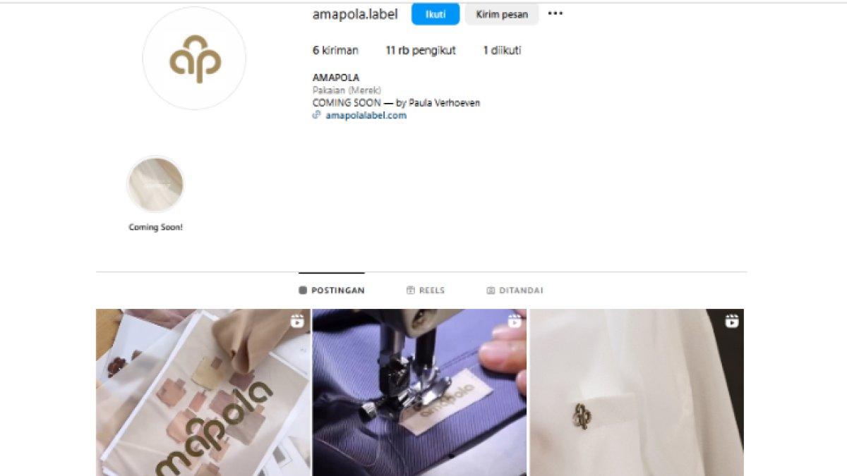 Sumber uang alias bisnis baru Paula Verheoven hingga membuatnya siap hidup mandiri tanpa Baim Wong, Amapola Label.
