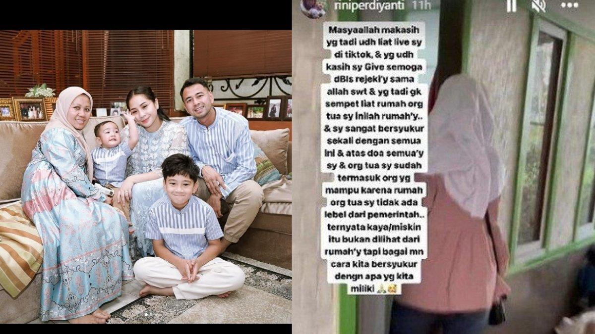 Instagram @riniperdiyanti
Sus Rini ungkap kondisi rumah di kampung