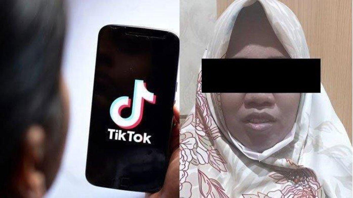 Susanti (kanan) wanita yang tipu Pria Lamongan kenal di TikTok.